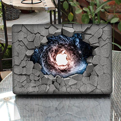 H4S Removable Decorative PVC MacBook Decals Skin Stickers Mac Full Cover Decals for Apple Laptop MacBook Pro 13 Inches Model A1278, Breaking Effect 1