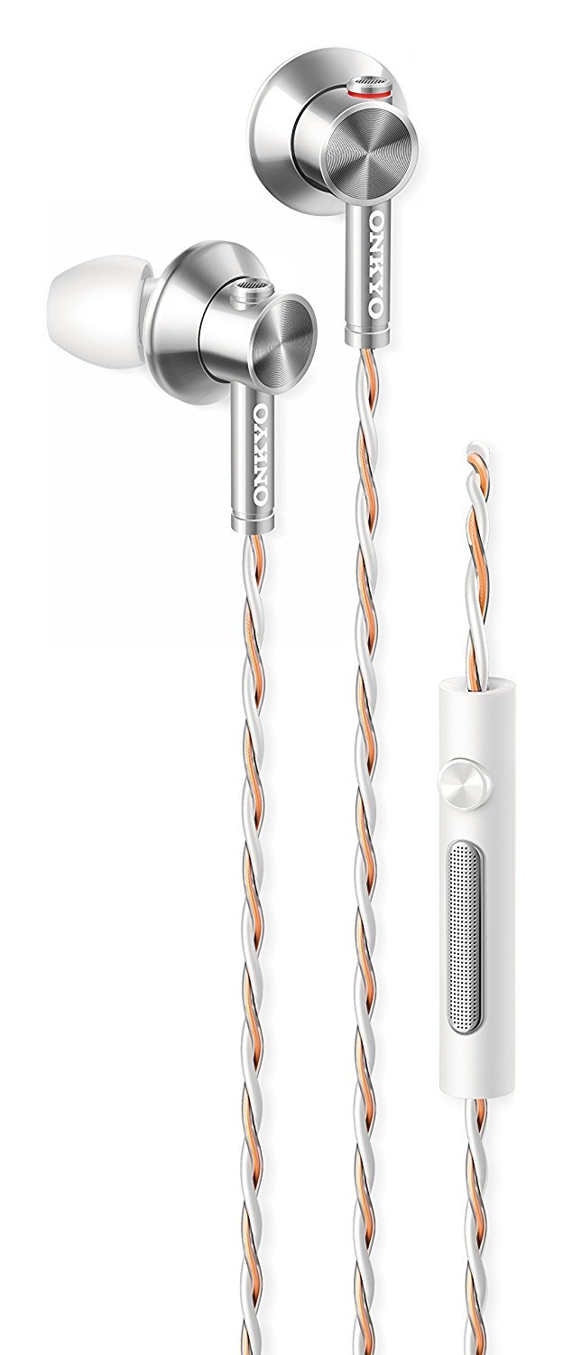 ONKYO canal type earphone semi-open hi-res sound source