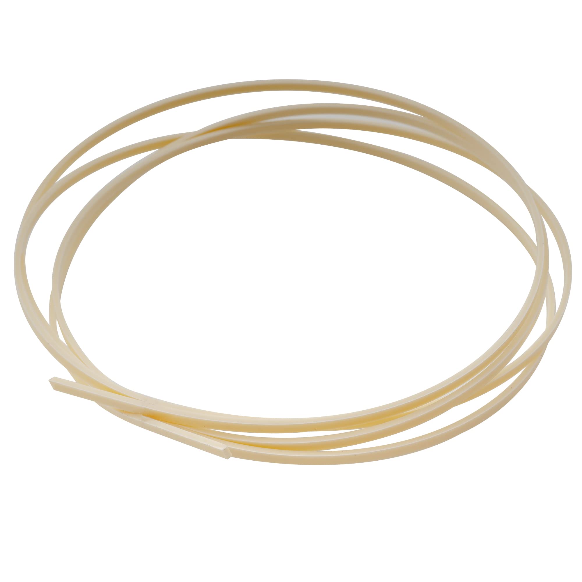 Musiclily 1650x3x1.5mm Plastic Acoustic Classical Guitar Binding, Ivory