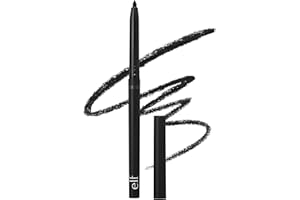 e.l.f. No Budge Retractable Eyeliner, Creamy, Ultra-Pigmented & Waterproof, Creates Bold & Defined Lines, Vegan & Cruelty-Free, Black
