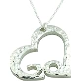 20th Anniversary Beaten Heart Pendant – 20 Year