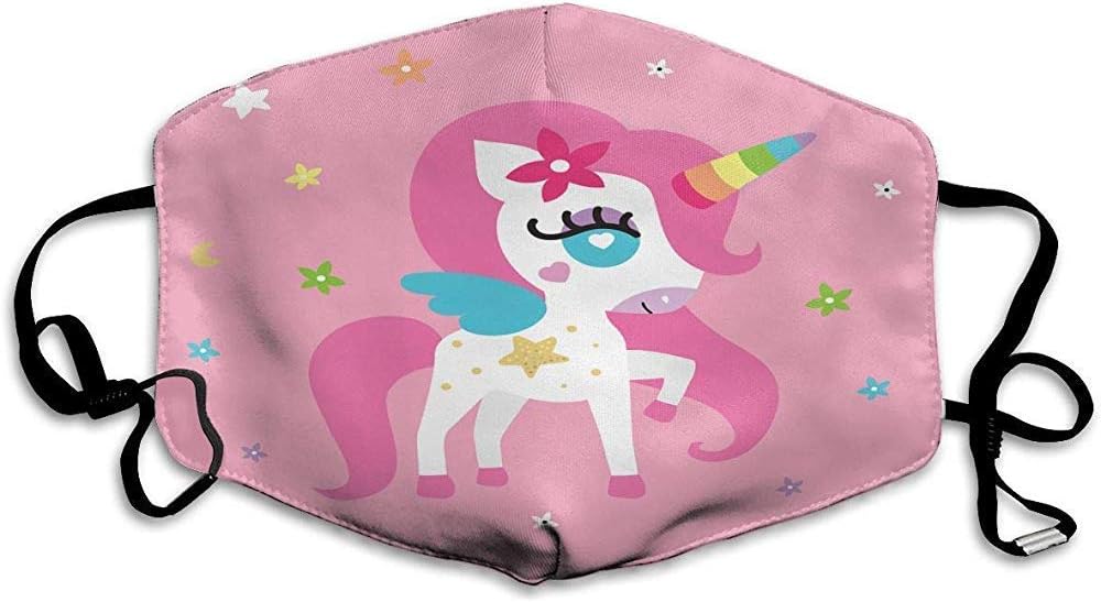 Unisex Mouth Masks Trendy Uincrno Girl Pink Anti Dust Anti Pollution Polyester Motorcycle Face Mask Reusable