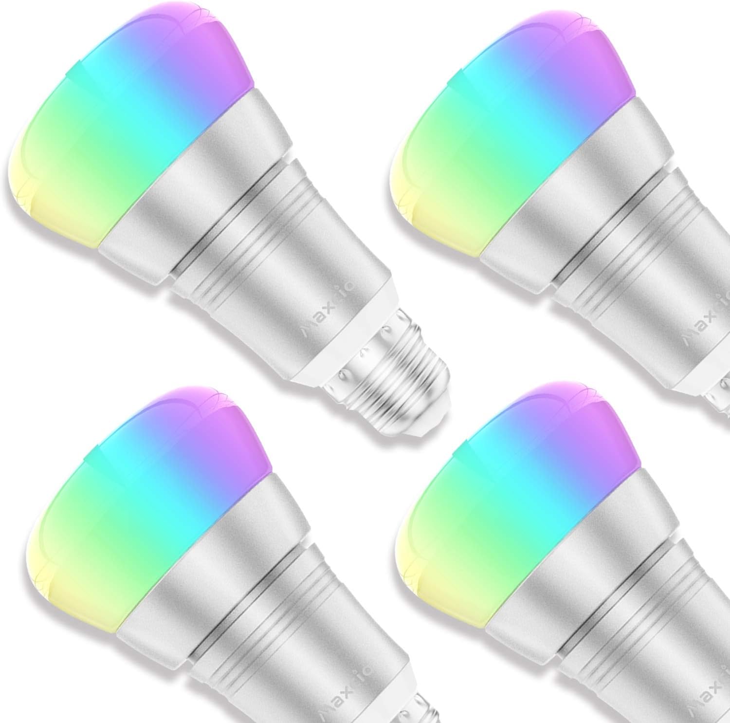 Ampoule Connectée WiFi, Maxcio 9W Ampoule WiFi Couleurs RGB Compatible