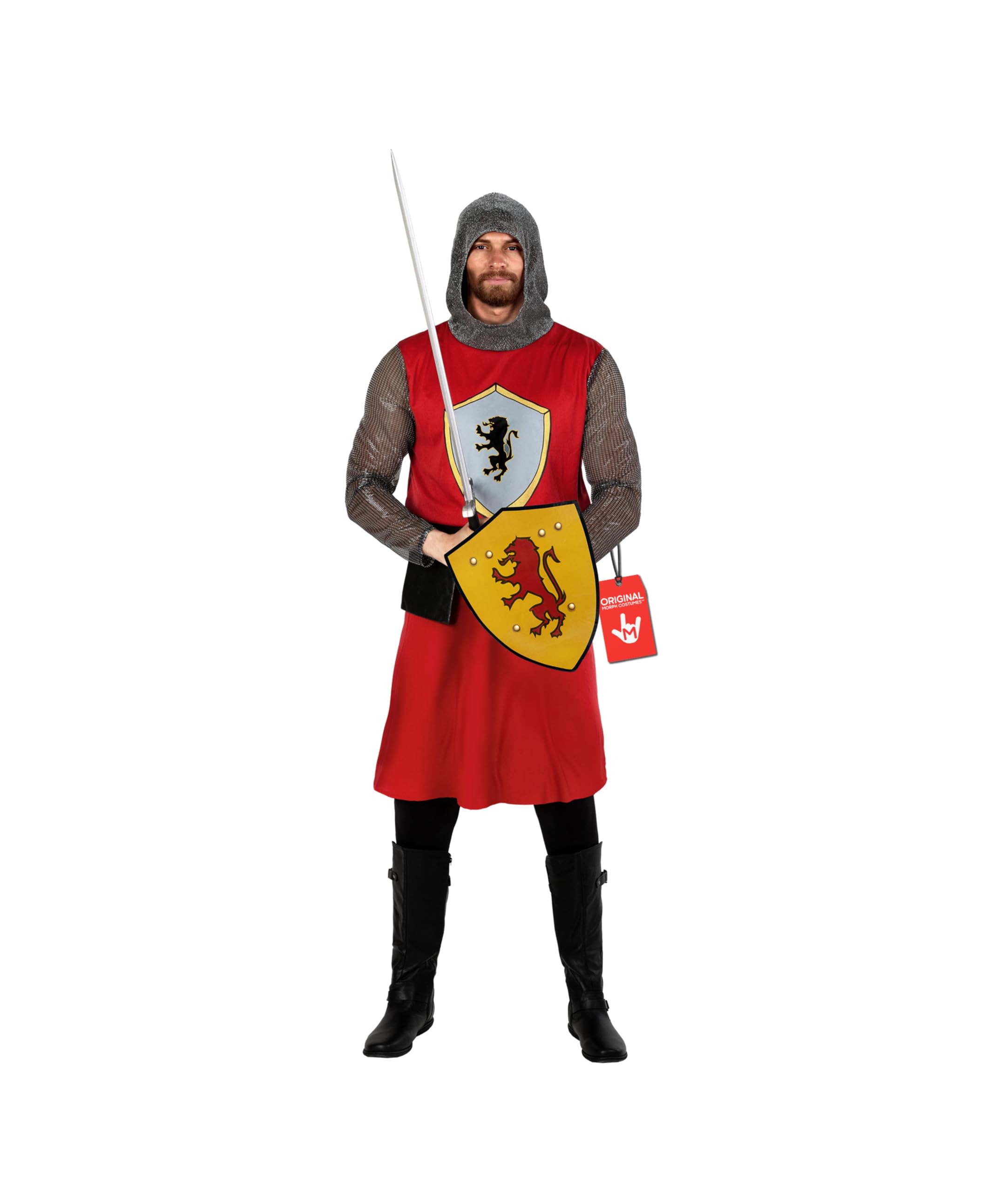 Fun Shack Knight Costume Adult Halloween Costume for Men - Medieval Armor Outfit for Themed Parties and Events, Large