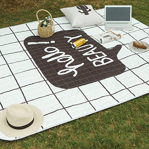 HMWPB Decorative rugs modern carpet rectangle mats for bedroom living room bedside simple nordic baby crawling mattress tatami home oxford cloth waterproof non-slip washable-A 140x200cm(55x79inch)