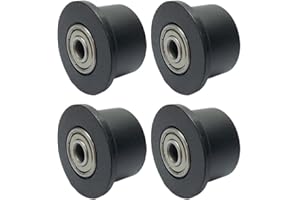 Rowing Machine Bearing Pulley for Abdominal Trainer Replacement Part, Exercise Equipment Pulley System with Metal and Plastic
