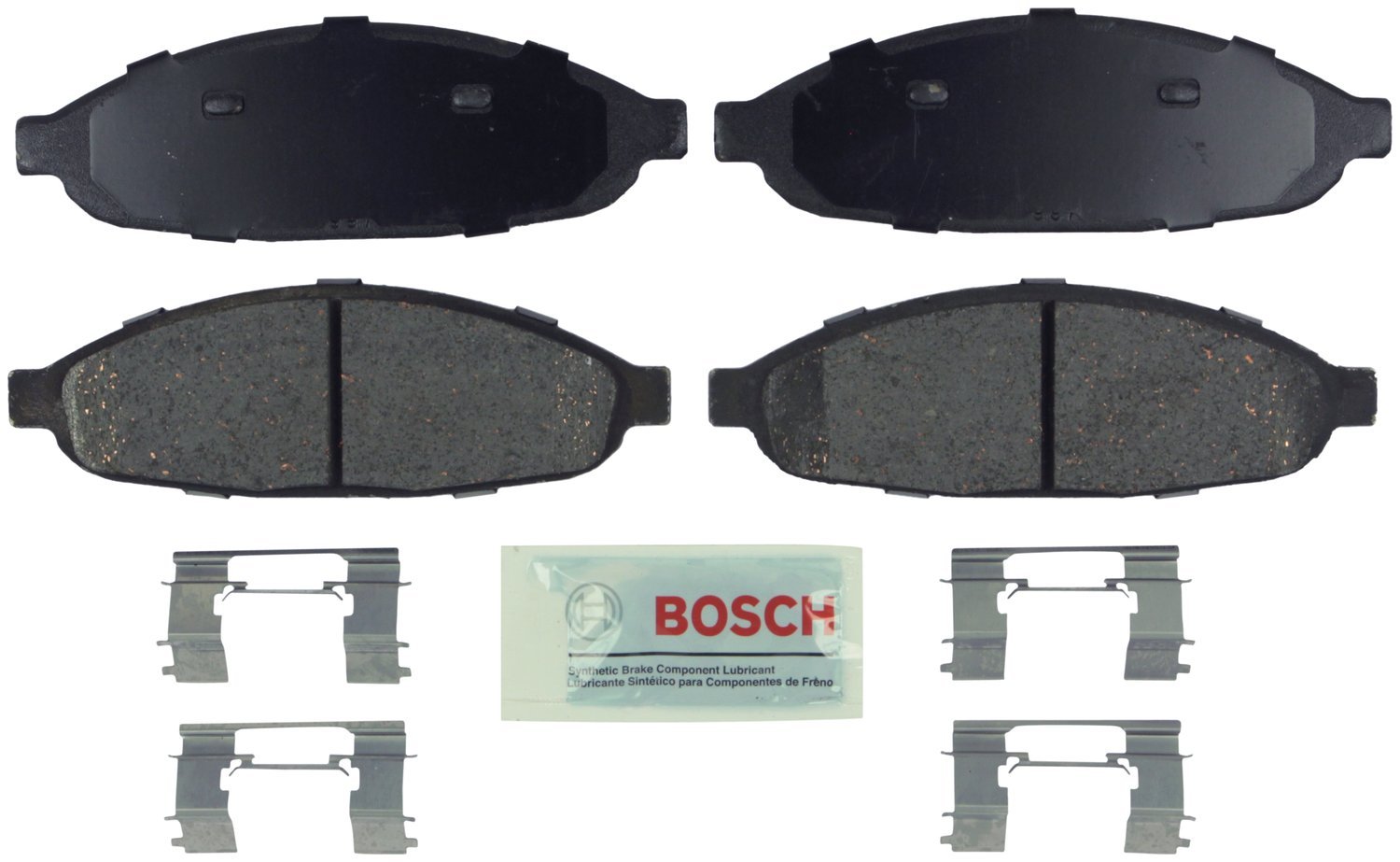 Photo 1 of ***MISSING PIECES*** BOSCH BE997H Blue Ceramic Disc Brake Pad Set With Hardware - Compatible With Select Chrysler Pacifica; FRONT