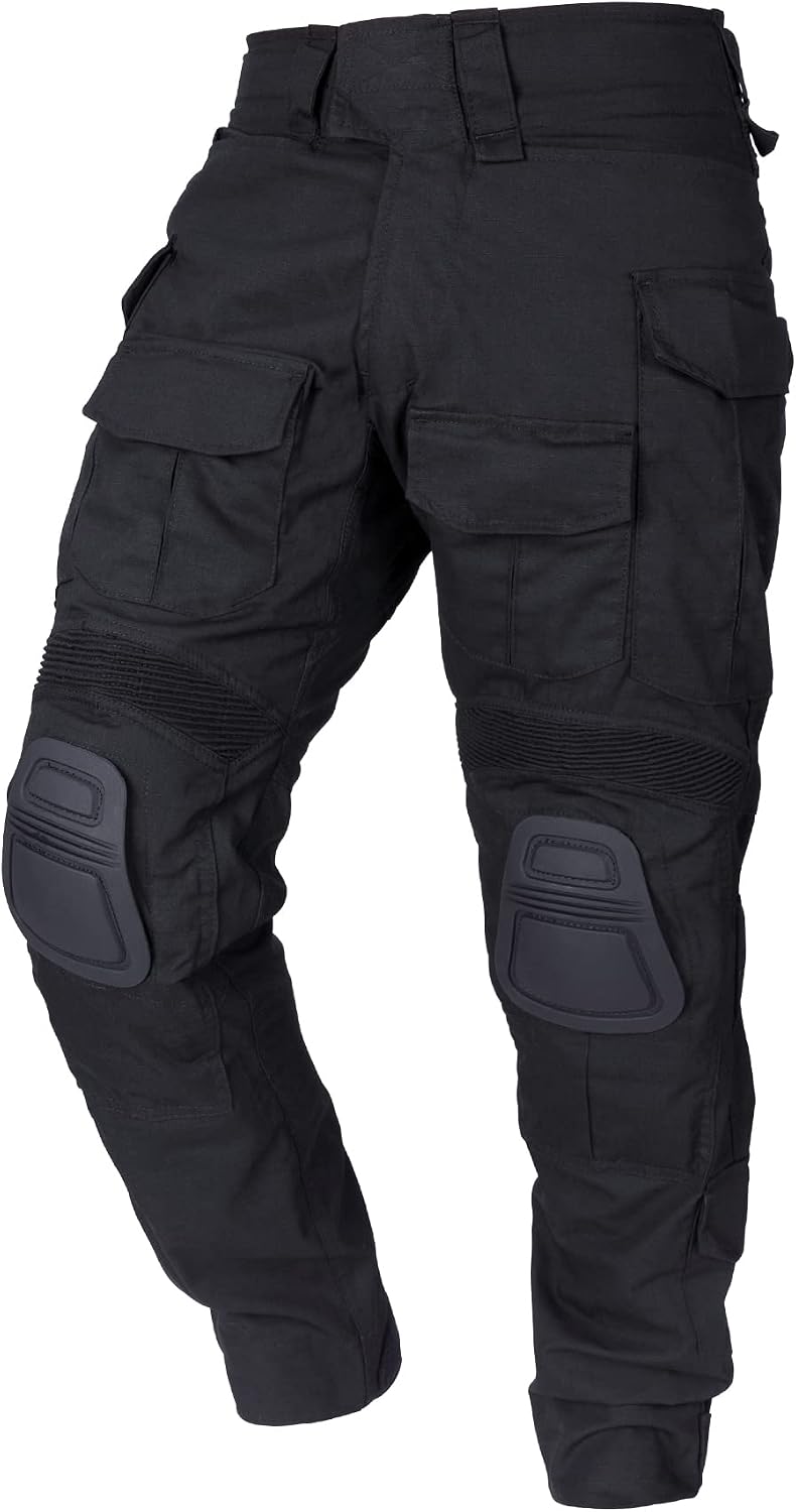 IDOGEAR Men G3 Combat Pants with Knee Pads Camouflage Pants Airsoft Paintball Outdoor Tactical Trousers