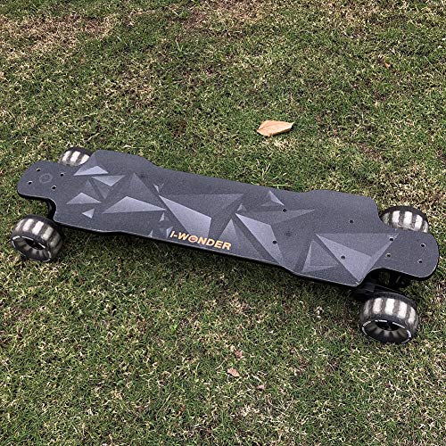 IWONDER Cloud Wheel Electric Skateboard Wheels All Terrain Off Road 120mm 78A Translucent Urethane Patented Damping Foam Core Longboard Wheels