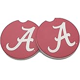 Magnolia Lane University of Alabama Logo Car Coaster Set, Set of 2 Coasters