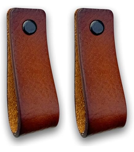 10 PCS - Armoire En Cuir Souple Commode Poignées Poignée De Porte Noire Armoire De Cuisine