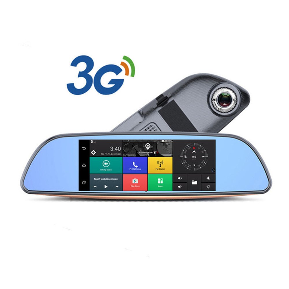 100 本物 ドライブレコーダー本体 7 1080p Jcoli 3gのandroidの車のdvrのgpsカメラの自動レコーダーダッシュカムデュアルカメラ B0784wy5jf 最大10 Offクーポン Www Gravura Es