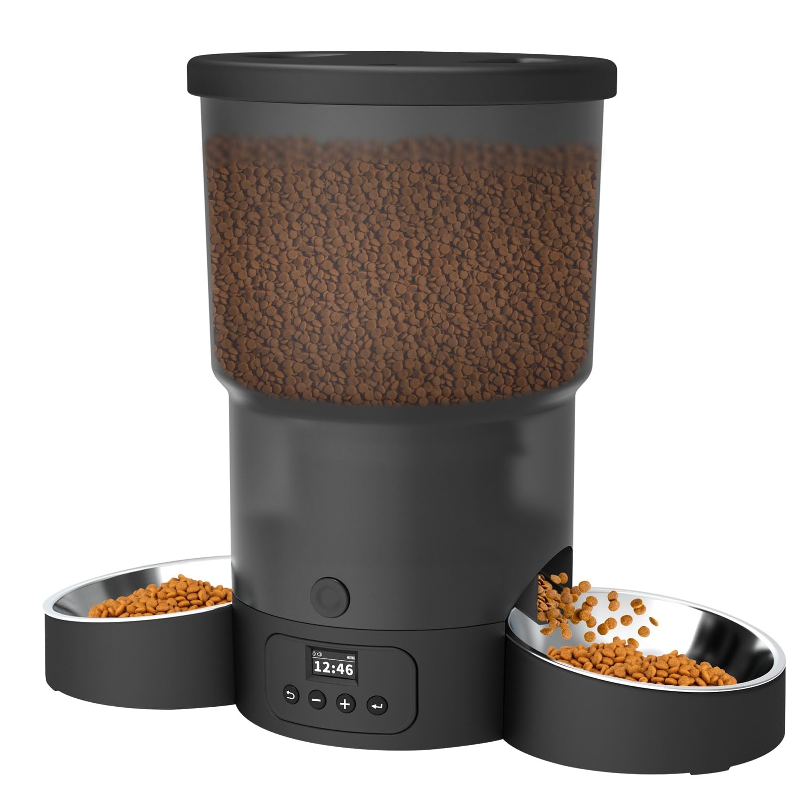 Picture of Automatic Cat Feeder for 2 Cats, 20 Cups/5L SURDY Automatic Cat Food ...