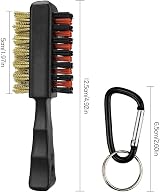 FINGER TEN Golf Club Brush Dual Sided Nylon Wire Bristles 2 Pack view 2