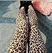 Stretchy Lady's Funky Brown Leopard Print Leggings Tights Pants