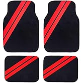 Car Floor Mats Front&Rear Black Rubber fit for Dodge Challenger Charger Durango Avenger RAM Floor Mat