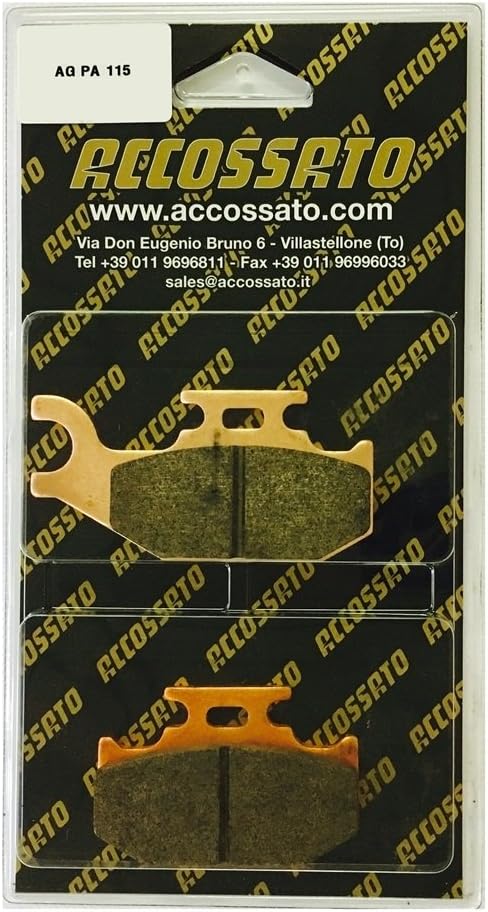 ACCOSSATO Brake Pad agpa115or, Can-Am > 800 Outlander Max XT Left/Rear, 800 (2007 – 2011)
