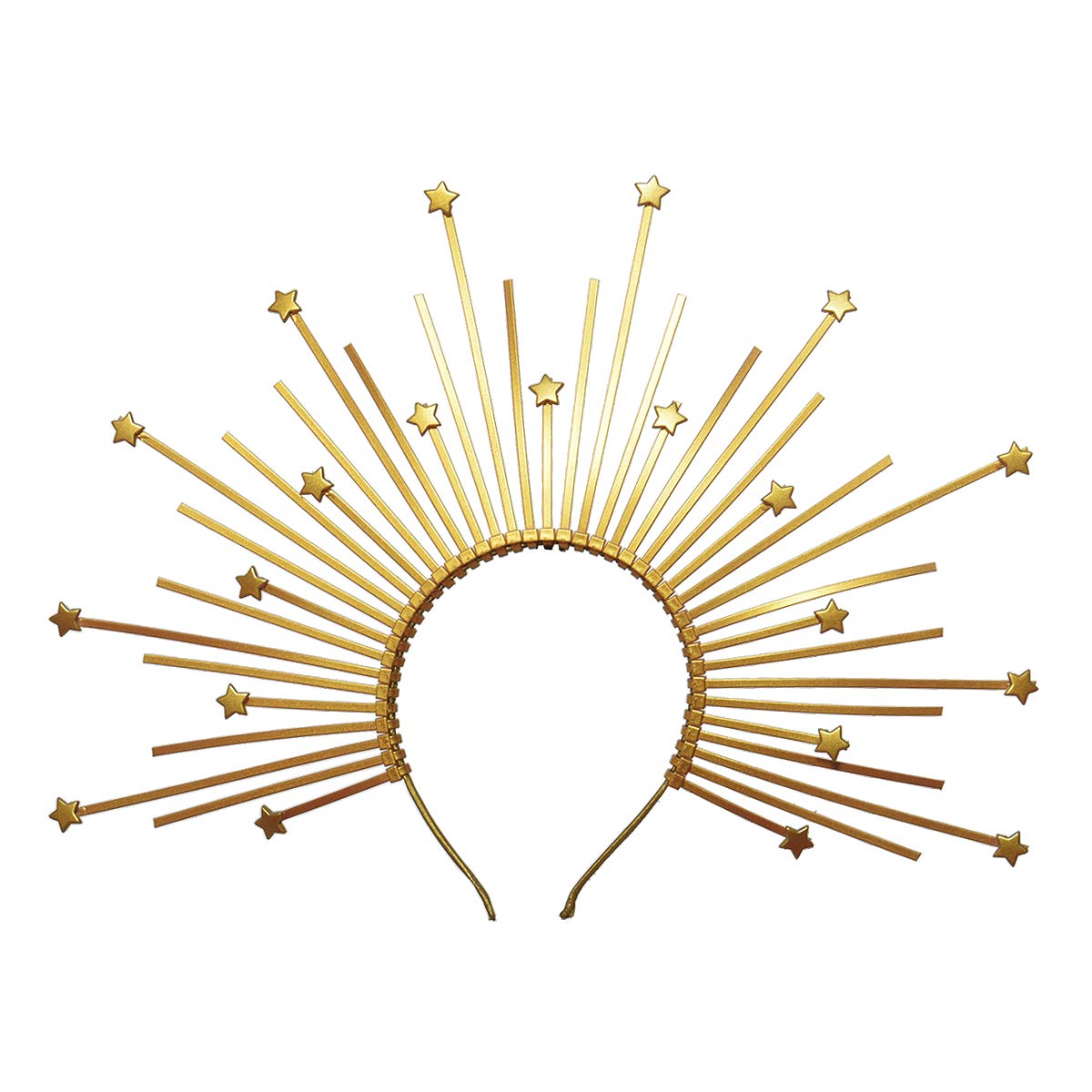 GRACEART Sunburst Halo Crown Headband Costume Party Hair Accessories (B) â image 1
