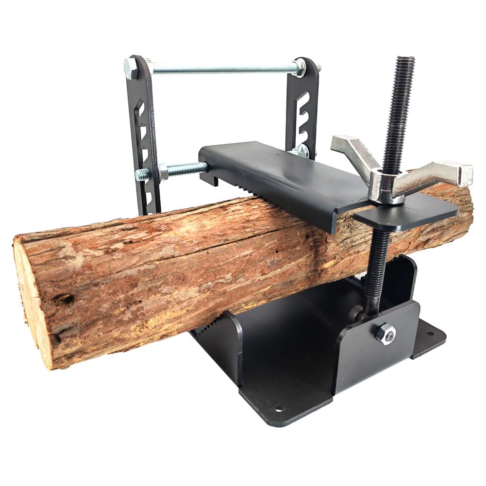 Photo 1 of /Log Vise/Lumberjack Tools Log Lock/XL Log Holder, Log Clamp Lock. Quick Adjustment and Locking. for 1-1/2"-5.5" Diameter Logs