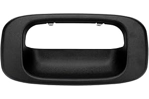 IRONTEK Black Tailgate Handle Bezel Replacement Fit 99-07 for Chevy Silverado and GMC Sierra, Also Fits 1500, 2500, 3500 HD Pickup Truck, Silverado, GMC Tailgate Handle Bezel