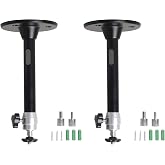 YiePhiot Mini Ceiling Wall Projector Mount Stand 175mm, Black | Projector Holder Compatible with QKK,DR.J,DBPOWER,Anker,VANKYO,AAXA,Jinhoo,PVO,TMY,AuKing and Most Other Mini Projector