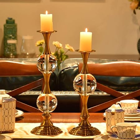 Decorazione Candelabro Di Cristallo Di Vetro Cena Romantica