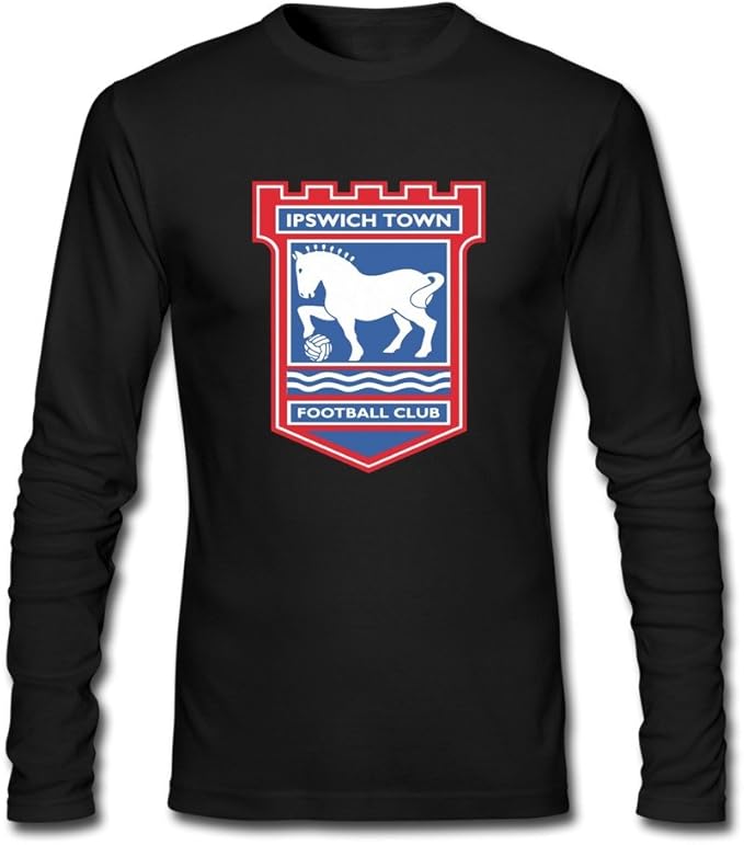 Amazon.com: JOHNGBS Ipswich Town FC Logo Adult T-Shirt Custom Fashion: Clothing