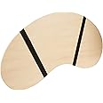 32" Portable Curved Shape Light Wood Lap Desk by Trademark Innovations