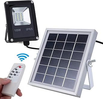 10W Luz Solar Exterior IP65 Exterior Foco Solar Tipo De División ...