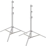 Neewer Heavy Duty C Stand With Boom Arm – 10.5ft Stainless Steel Light Stand For Studio Softboxes, Reflectors & Monolights