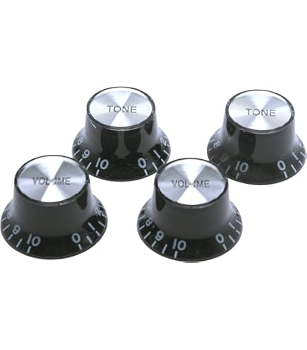 Amazon.com: HAHIYO Top Hat Guitar Bell Knobs 6mm Inside Diameter