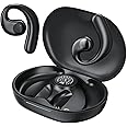 YOSINT Open Ear Headphone Wireless Air Bone Conduction Earbuds with Microphones, Bluetooth 5.3 Earbuds LED Power Display HiFi