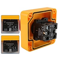 Baomain Red Sign Emergency Stop Switch, 660V