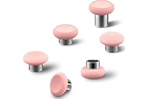 EASEGMER Replacement Thumb sticks for Xbox One Elite Controller, 6 in 1 Original metal Magneti Swap Joysticks Set, Repair Tool Accessories Kit for Xbox Elite Controller Series 2 Model 1797(Coral)