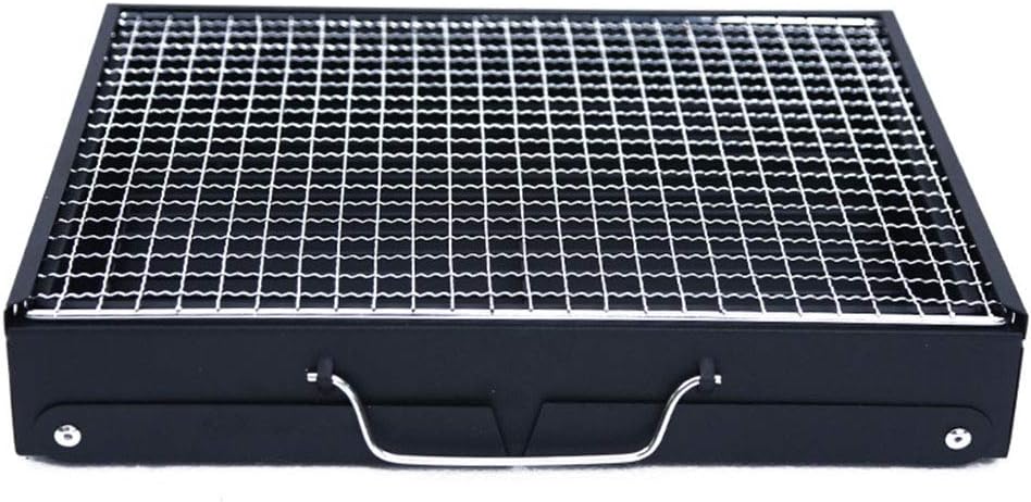 Charcoal Grill - Portable Foldable Stainless Steel Barbecue Grill for Hiking Picnics Tailgating Camping Outdoor Cooking BBQ Tools