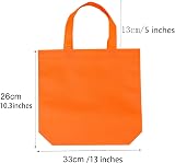 Pengxiaomei 24 Pcs Non-Woven Party Bags with Handles Blank Tote Kids Gifts view 4