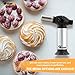 Jo Chef Burst Culinary Torch – 2,370°F Butane Torch, Refillable Adjustable Flame Lighter with Safety Lock for BBQ, Baking, Brulee Creme, DIY, Crafts and Soldering + FREE Recipe E-Book