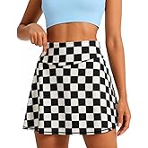 Keeawou Womens Tennis Skirt Athletic Skirts with Pockets Shorts High Waisted Golf Skort for Workout Pickleball