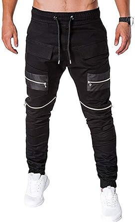 cargo trousers with cuffed ankles