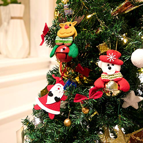 Blulu 16 Pieces Christmas Tree Ornaments Set Christmas Bells