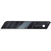 TAJIMA 1" Razar Black Replacement Snap Blade, 10-Blade Pack | Premium Tempered Steel, Ultra-Sharp Edge, 10X Stronger, Premium Grade Steel