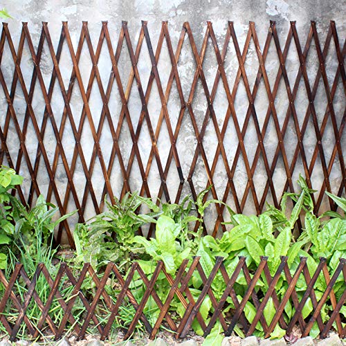 Pillows-RJF Gartenzaun Ausbaufähig Hölzerner Zaun Dekor Pflanzenwand Verstärkte Rasenkante für Weiden Hinterhof,3 Größe… – Bild 7