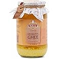 Indicow A2 Desi Cow Ghee, Clarified Butter| Grass Fed Cows | (1000ML(33.8oz), Gir Cow Ghee) Grass Fed, Pasture Raised Clarified Butter Fat, Keto, Paleo, Lactose Free, Casein Free, Non-GMO |