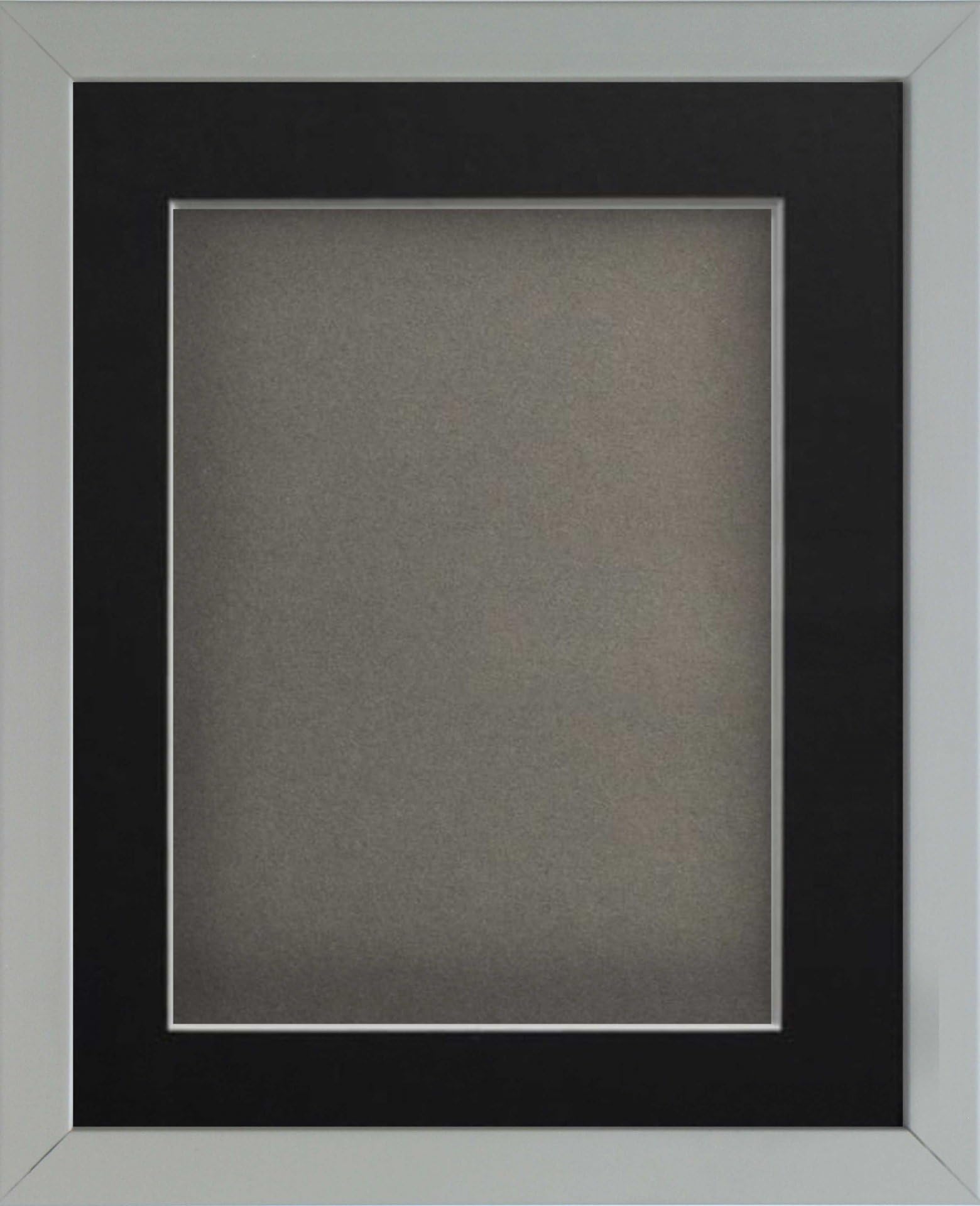 Frame Company Radcliffe Grey 10x8 with Grey BB and Black Mount for 6x4