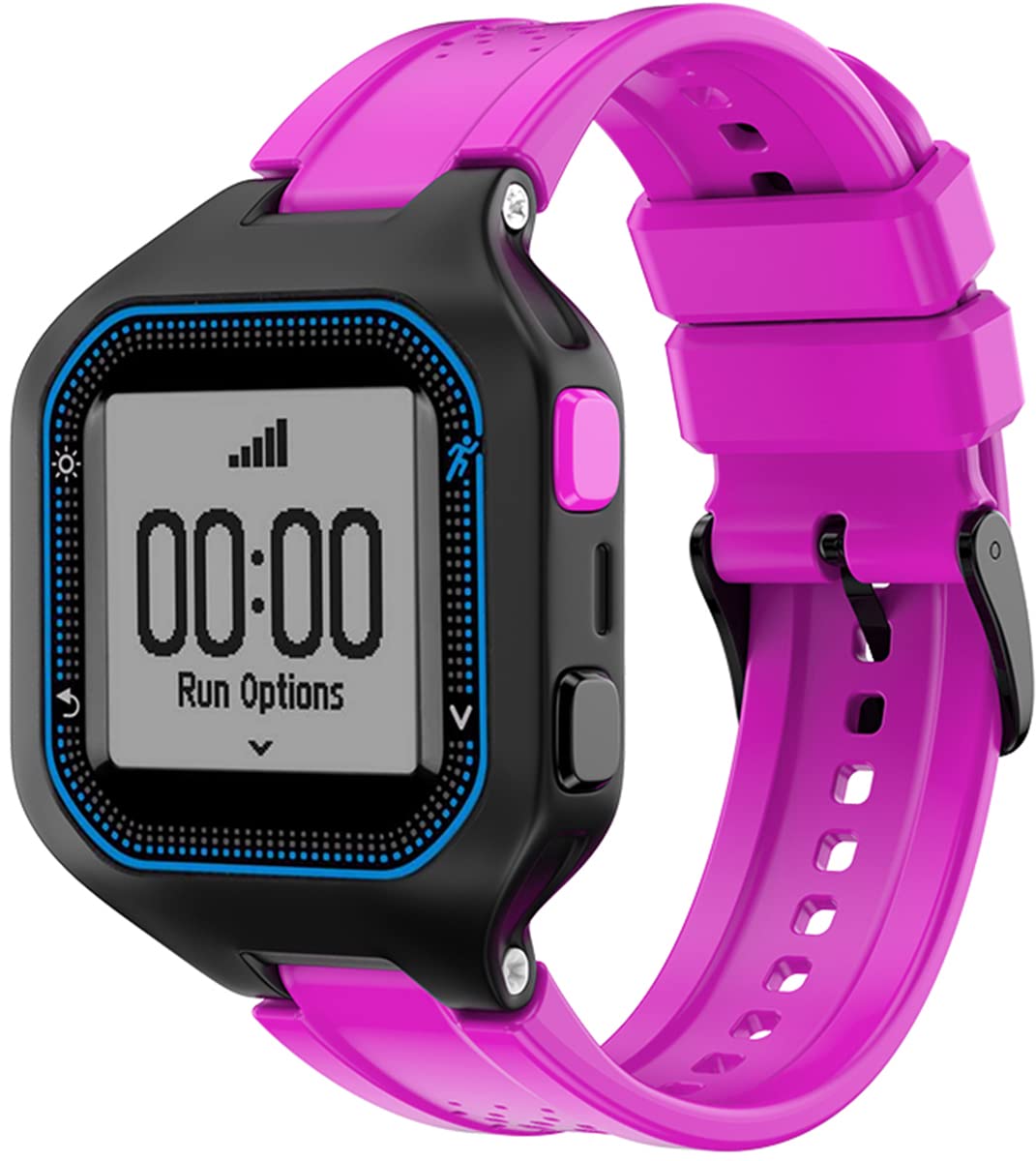 Shieranlee Forerunner 25 Strap Large,Smart Watch Replacement Band Replacement Silicone Wrist Band Strap For Garmin Forerunner 25 Large GPS Running Watch
