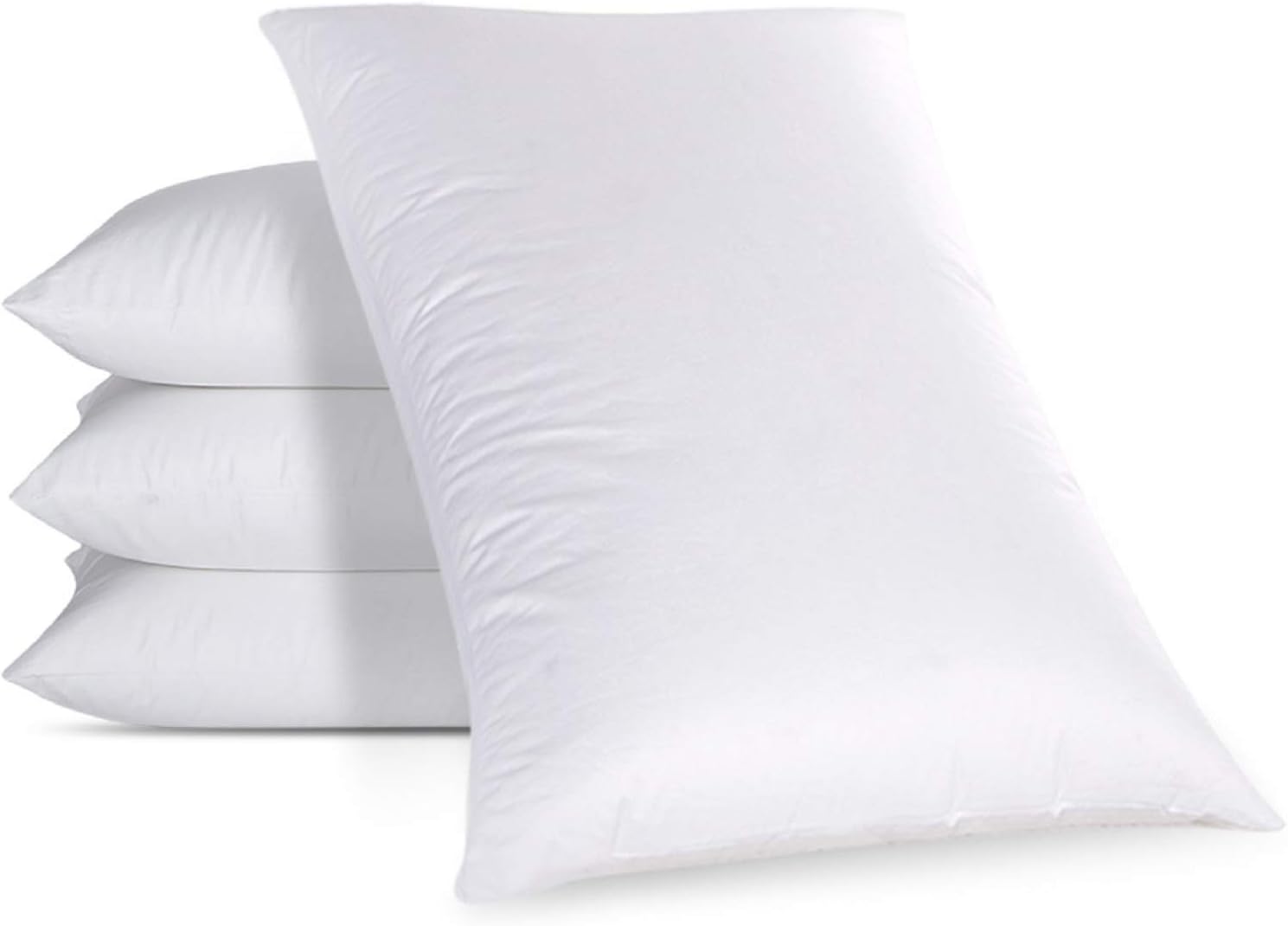 Emolli 18 x 18 Pillow Inserts Set of 4, Throw Pillow Inserts Premium Stuffer Down Alternative,Super Soft Microfiber Filled Decorative Pillow Cushion: Home & Kitchen