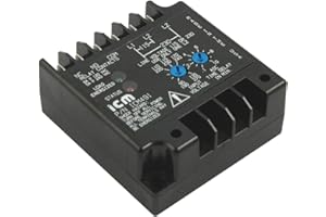 ICM Controls ICM491 Single Phase Monitor, 95-270 VAC Adjustable. ASC Timer, High/Low Voltage Protection