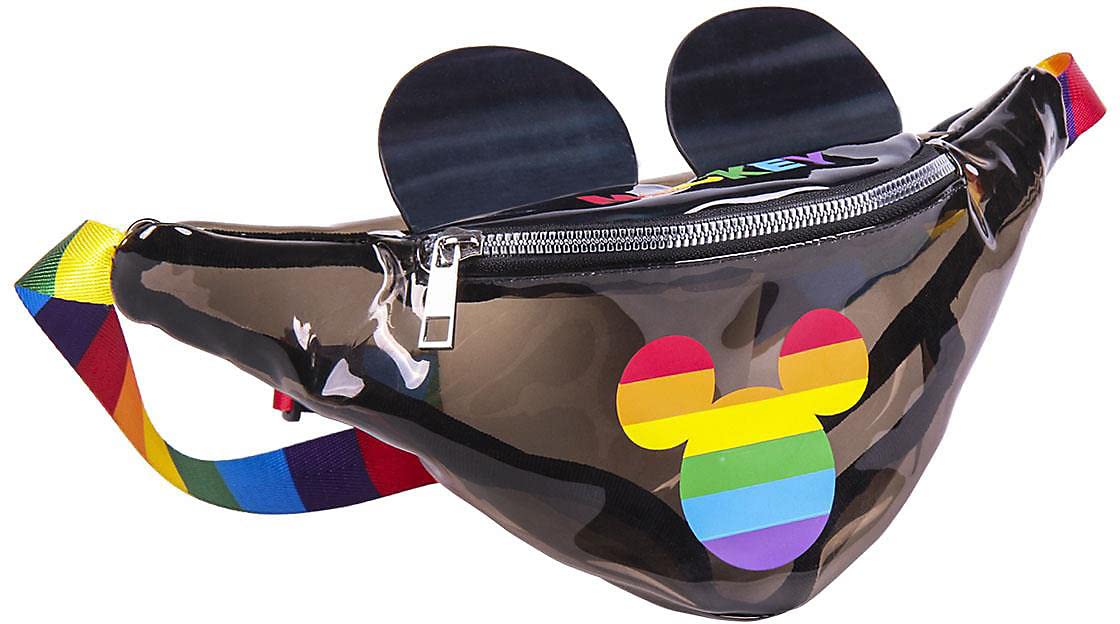 CERDÁ LIFE'S LITTLE MOMENTS Unisex 2100003375 Pouch with Disney Pride Colors | Belt Bag for Men and Women - Official Disney License, Multicolore, Estándar