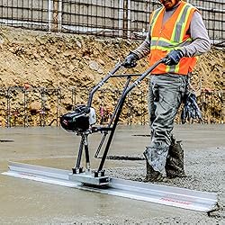 TOMAHAWK 12 ft Concrete Wet Power Screed Cement