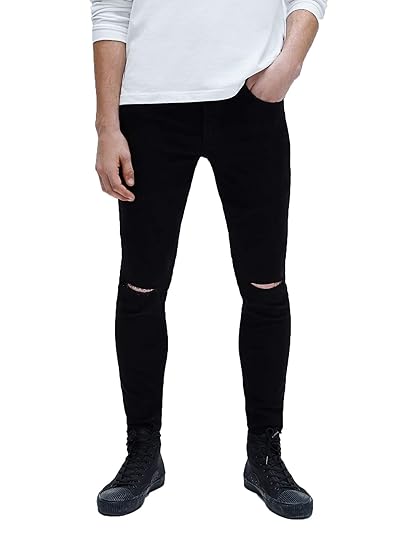 mens black jeans amazon
